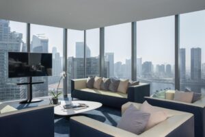 Luxury Bedroom Apartment with City View | OnsStay