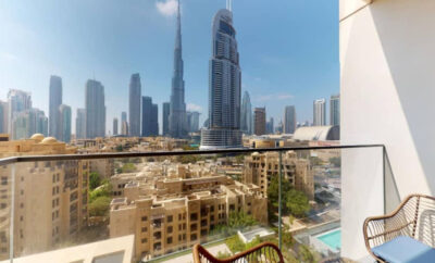 2BR Cosy Burj Khalifa View – 5min walk Dubai Mall!