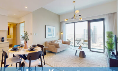 Modern 1 Bed High-Floor Stay I City Skyline View I Burj Royale I Downtown