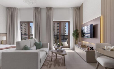 Chic Yas Studio near Yas Golf and Theme Parks