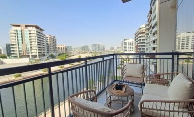 Spacious 1BR | Canal View | Raha Beach