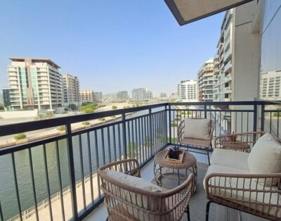 Spacious 1BR | Canal View | Raha Beach