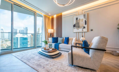 Designer 1 BR with Burj Khalifa and Canal Views