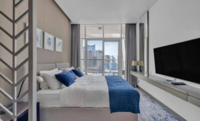 Bright & Stylish Studio at Damac Prive