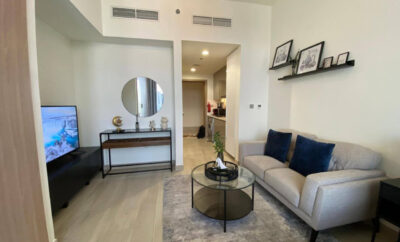 Modern Studio w/ Balcony & Pool View