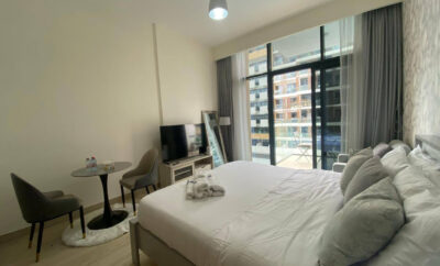 Studio Apartment with Pool and Gym Access