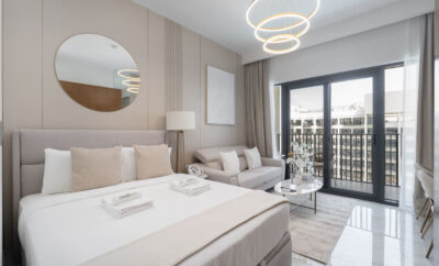 Vibrant Room in Studio City | Azizi Beach Mirage