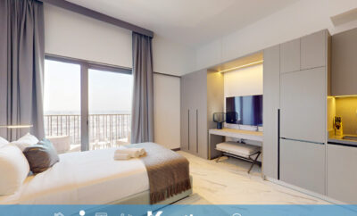 Mag Eye 910 – Bright Studio with Skyline Views only 12 Min to Downtown