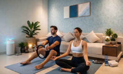 Luxury 2BR Wellness Retreat with Balcony, Pool & Spa Access