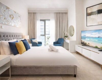 Stylish Studio in Dubai Marina with Free Parking